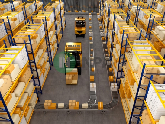 LOGISTICS WAREHOUSE SHELVES